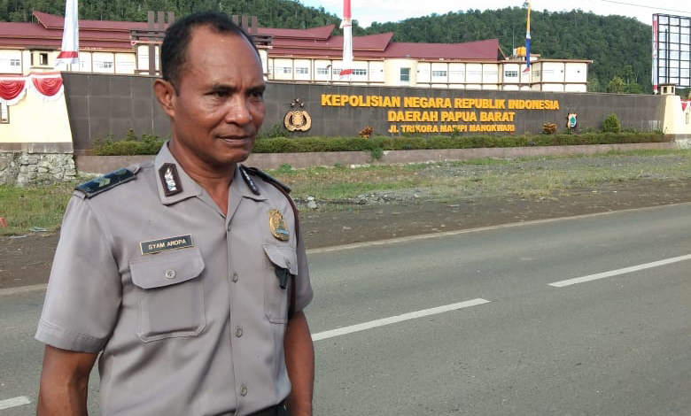 Kapospol Pasar Inpres Krooy Kaimana AIPTU. Syam Aropa
