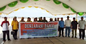 Ciptakan Pemilu Damai : Polsek Kaimana Gelar Deklarasi Pemilu Damai