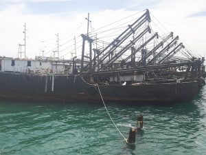 6 unit kapal milik PT Avona Mina Lestari yang telah digeser ke Pelabuhan Laut Kaimana