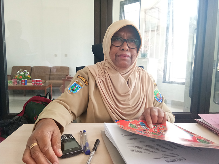 Sekretaris Daerah Kabupaten Kaimana, Rita Teurupun, S.Sos
