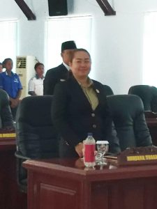 Nurjana Tuasamu salah satu anggota DPRD Kabupaten Kaimana