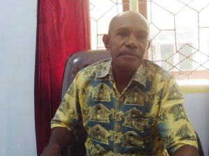 Sekretaris Dinas Perindagkop Kabupaten Kaimana, Drs.Hamid Sirfefa
