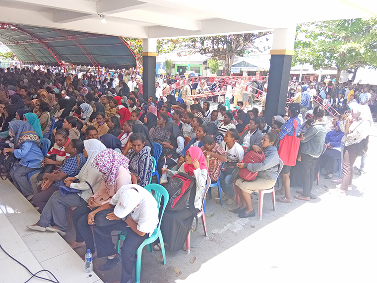 Calon Peserta Tes CPNS Kabupaten Kaimana Beberapa Waktu yang Lalu