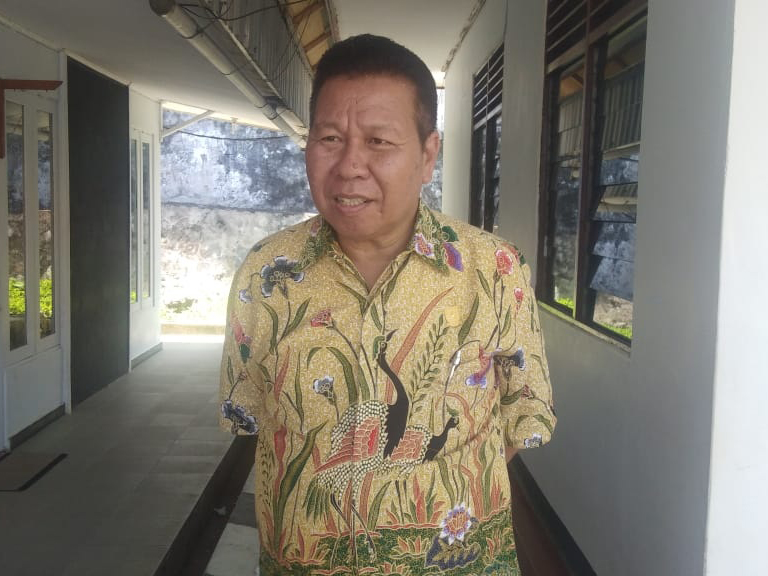 Ketua DPRD Kaimana, Frans Amerbay, SE