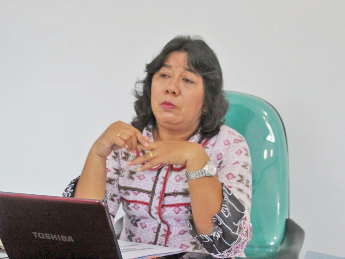 Kepala Dinas PMK Kabupaten Kaimana, Dra. Joice Magda Tuanakotta