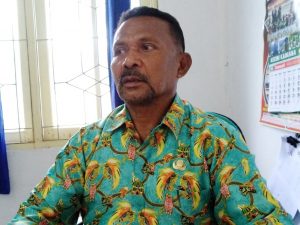 Kepala Kantor Kesbangpol Kabupaten Kaimana, Syamsudin Maswatu