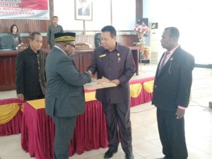 Salah Satu Foto Paripurna DPRD Kaimana Beberapa Waktu yang Lalu