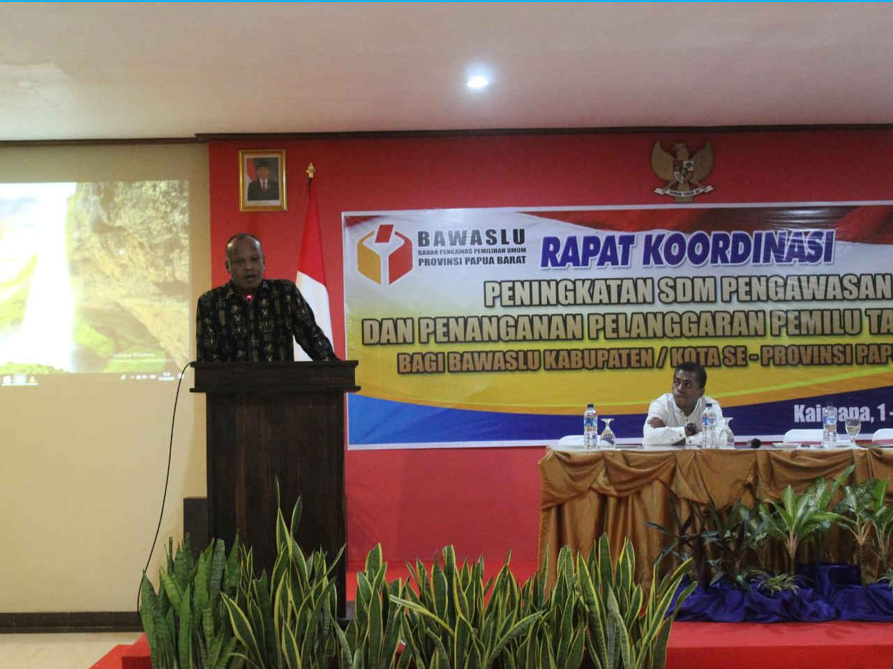 Foto Kegiatan Rakor oleh Bawaslu PB