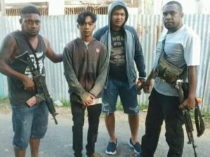 Pelaku penikaman terhadap korban Musa Gasim yang berhasi dibekuk Polisi tadi pagi