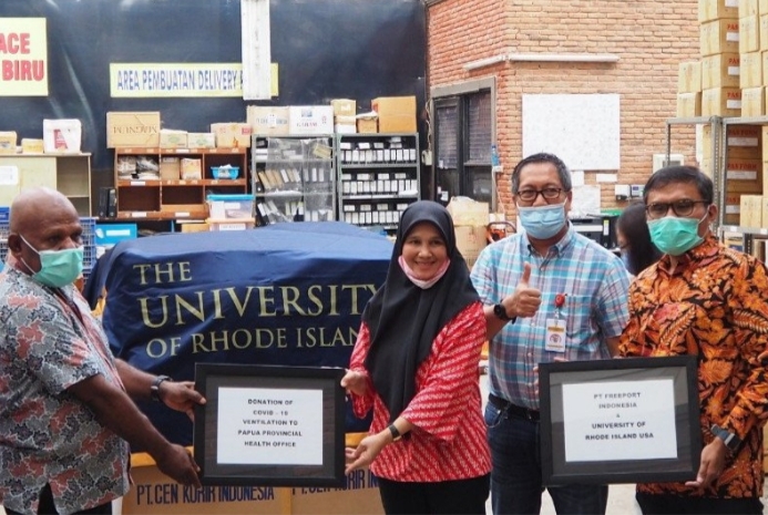 Universitas di Amerika Bantu 70 Ventilator untuk Papua Lewat PT Freeport
