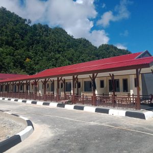 Ruang Isolasi RSUD Kaimana, tempat dirawatnya pasien yang meninggal dunia hari ini.
