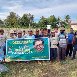 Petani Kabupaten Sorong Dukung Muhaimin Iskandar Maju Capres 2024