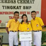 Tim SMP Katolik St. Thomas Aquino yang menjuarai Cerdas Cermat tingkat SMP se Kabupaten Kaimana. (FOTO: RIO)