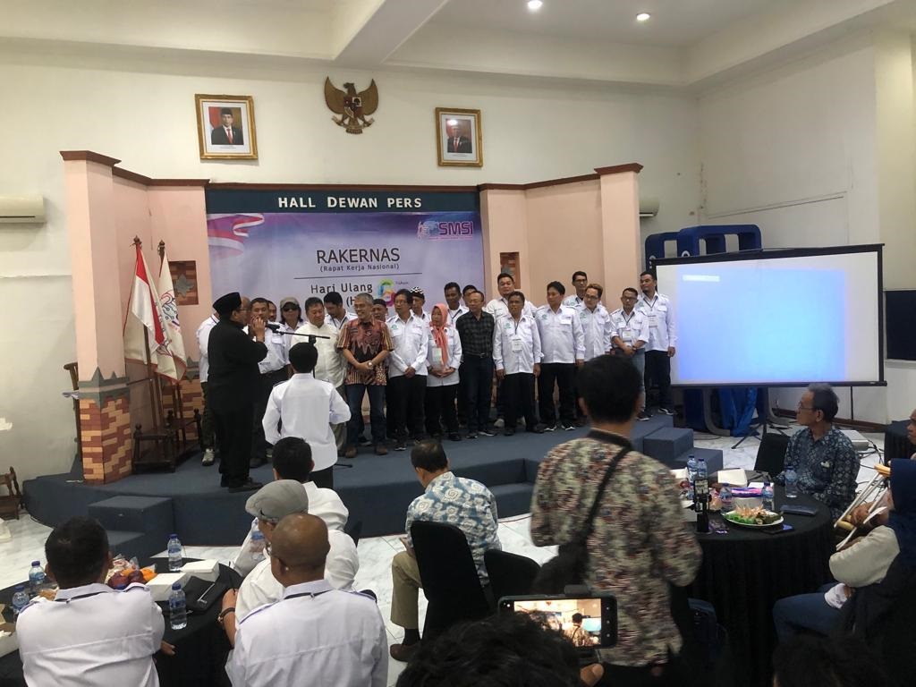 Pengurus Forum Pemred Media Siber Se-indonesia Dilantik di Hall Dewan Pers