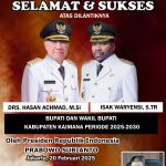 IKLAN PELANTIKAN BUPATI KAIMANA BPKAD