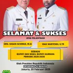 IKLAN PELANTIKAN BUPATI KAIMANA SEKDA