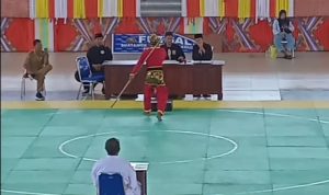 Cabang Olahraga Pencak Silat yanh dipertandingkan dalam POPDA Kaimana tahun 2025 lalu. (FOTO : IST)
