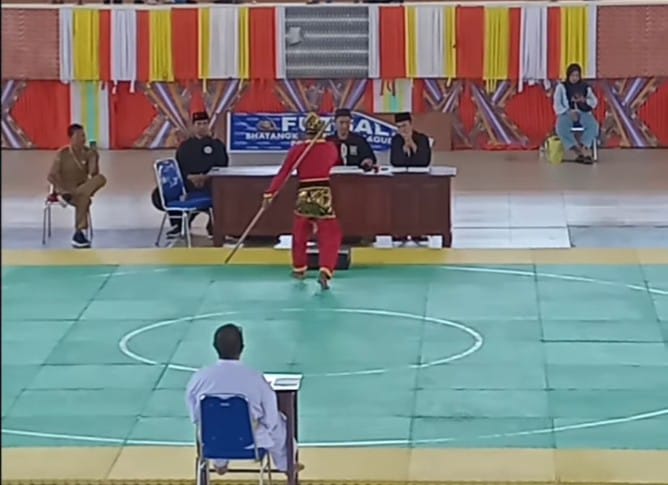Cabang Olahraga Pencak Silat yanh dipertandingkan dalam POPDA Kaimana tahun 2025 lalu. (FOTO : IST)