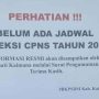 Test CPNS KJ, Ribuan Pelamar Resah