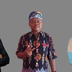 Manager Kaimana FC, Denny Sawi (kanan), Pelatih, Viktor E. Buruatwarin (tengah) dan Asisten Pelatih, M. Yusuf Sanusi (kiri). (FOTO : IST)