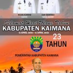 IKLAN PEMDA HUT KAIMANA XXIII