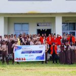 Sosialisasi Penerimaan Mahasiswa Baru (PMB) Politeknik Lengguru Kaimana di SMA Negeri 2 Kaimana. (FOTO : ARI)