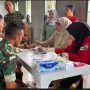 Ratusan Prajurit Batalion TP 864 Nane Nambae Sukarela Donor Darah