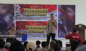 420 Peserta Ikut Turnamen Kartu Song dan Domino di Polres Kaimana