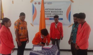 BEM Politeknik Lengguru Kaimana Dilantik