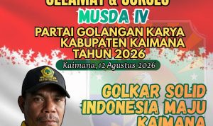 Musda IV Golkar Kaimana Digelar 12 Agustus