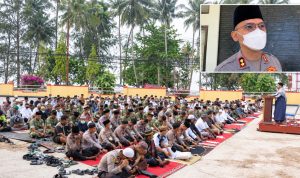Polres Kaimana Gelar Salat Istisqa Halau Kabut